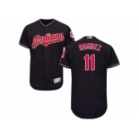 Men Cleveland Indians #11 Jose Ramirez Navy Blue Flexbase Authentic Collection Stitched MLB Jersey