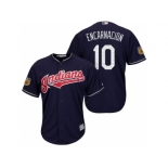 Men's Cleveland Indians #10 Edwin Encarnacion 2017 Spring Training Cool Base Stitched MLB Jersey