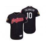 Men's Cleveland Indians #10 Edwin Encarnacion 2017 Spring Training Flex Base Authentic Collection Stitched Baseball Jersey