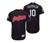 Men's Cleveland Indians #10 Edwin Encarnacion 2017 Spring Training Flex Base Authentic Collection Stitched Baseball Jersey