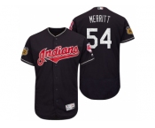 Men's Cleveland Indians #54 Ryan Merritt 2017 Spring Training Flex Base Authentic Collection Stitched Baseball Jersey