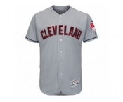 Men's Cleveland Indians Majestic Blank Gray Flexbase Authentic Collection Team Jersey