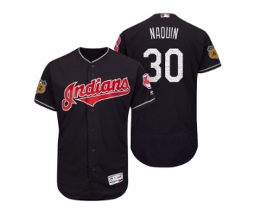 en's Cleveland Indians #30 Tyler Naquin 2017 Spring Training Flex Base Authentic Collection Stitched Baseball Jersey