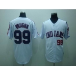 mlb cleveland indians #99 vaughn white