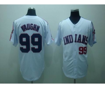 mlb cleveland indians #99 vaughn white