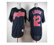 mlb jerseys cleveland indians #12 lindor blue