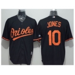 Baltimore Orioles #10 Adam Jones Black New Cool Base Stitched Baseball Jersey