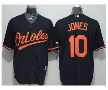 Baltimore Orioles #10 Adam Jones Black New Cool Base Stitched Baseball Jersey