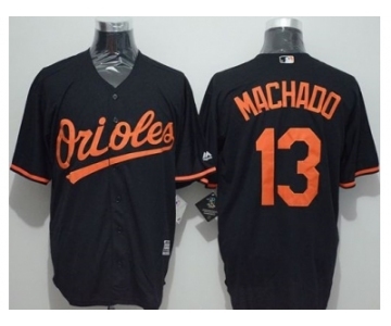 Baltimore Orioles #13 Manny Machado Black New Cool Base Stitched Baseball Jersey