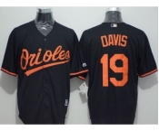 Baltimore Orioles #19 Chris Davis Black New Cool Base Stitched Baseball Jersey