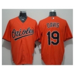 Baltimore Orioles #19 Chris Davis Orange New Cool Base Stitched Baseball Jersey