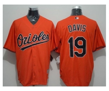 Baltimore Orioles #19 Chris Davis Orange New Cool Base Stitched Baseball Jersey