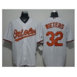 Baltimore Orioles #32 Matt Wieters White New Cool Base Stitched Baseball Jersey