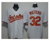 Baltimore Orioles #32 Matt Wieters White New Cool Base Stitched Baseball Jersey