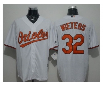 Baltimore Orioles #32 Matt Wieters White New Cool Base Stitched Baseball Jersey