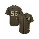 Baltimore Orioles #56 Darren O'Day Green Salute to Service Stitched Baseball Jersey