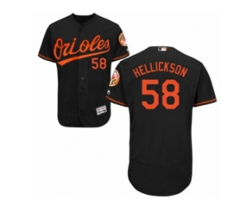 Baltimore Orioles #58 Jeremy Hellickson Black Flexbase Authentic Collection MLB Jersey