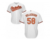 Baltimore Orioles #58 Jeremy Hellickson Replica White Home Cool Base MLB Jersey