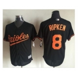 Baltimore Orioles #8 Cal Ripken Black New Cool Base Stitched Baseball Jersey