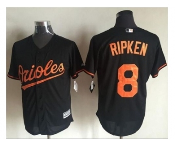 Baltimore Orioles #8 Cal Ripken Black New Cool Base Stitched Baseball Jersey