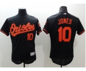 Men Baltimore Orioles #10 Adam Jones Majestic black Flexbase Authentic Collection Player Jersey