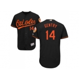 Men Baltimore Orioles #14 Craig Gentry Black Flexbase Authentic Collection Stitched MLB Jersey