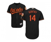 Men Baltimore Orioles #14 Craig Gentry Black Flexbase Authentic Collection Stitched MLB Jersey