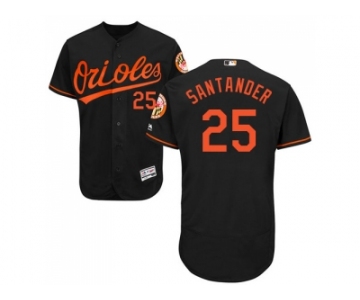 Men Baltimore Orioles #25 Anthony Santander Black Flexbase Authentic Collection Stitched MLB Jersey