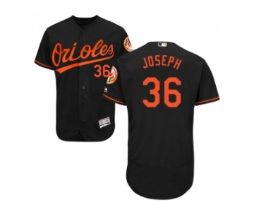 Men Baltimore Orioles #36 Caleb Joseph Black Flexbase Authentic Collection Stitched MLB Jersey