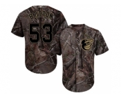 Men Baltimore Orioles #53 Zach Britton Camo Realtree Collection Cool Base Stitched MLB Jersey