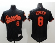 Men Baltimore Orioles #8 Cal Ripken Jr Majestic black Flexbase Authentic Collection Player Jersey