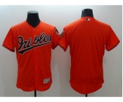 Men Baltimore Orioles Blank Majestic Orange Flexbase Authentic Collection Team Jersey