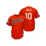 Men's Baltimore Orioles #10 Adam Jones 2017 Spring Training Cool Base Stitched MLB Jersey