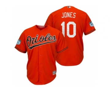 Men's Baltimore Orioles #10 Adam Jones 2017 Spring Training Cool Base Stitched MLB Jersey