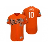 Men's Baltimore Orioles #10 Adam Jones 2017 Spring Training Flex Base Authentic Collection Stitched Baseball Jersey