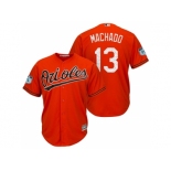 Men's Baltimore Orioles #13 Manny Machado 2017 Spring Training Cool Base Stitched MLB Jersey