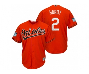 Men's Baltimore Orioles #2 J.J. Hardy 2017 Spring Training Cool Base Stitched MLB Jersey