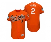 Men's Baltimore Orioles #2 J.J. Hardy 2017 Spring Training Flex Base Authentic Collection Stitched Baseball Jersey