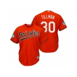 Men's Baltimore Orioles #30 Chris Tillman 2017 Spring Training Cool Base Stitched MLB Jersey