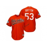 Men's Baltimore Orioles #53 Zach Britton 2017 Spring Training Cool Base Stitched MLB Jersey