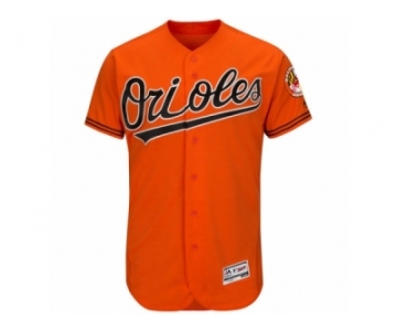 Men's Baltimore Orioles Majestic Blank Orange Alternate Flexbase Authentic Collection Team Jersey