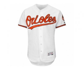 Men's Baltimore Orioles Majestic Blank White Alternate Flexbase Authentic Collection Team Jersey