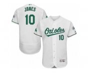 Men's Majestic Baltimore Orioles #10 Adam Jones White Celtic Flexbase Authentic Collection MLB Jersey