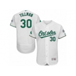 Men's Majestic Baltimore Orioles #30 Chris Tillman White Celtic Flexbase Authentic Collection MLB Jersey