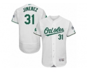 Men's Majestic Baltimore Orioles #31 Ubaldo Jimenez White Celtic Flexbase Authentic Collection MLB Jersey