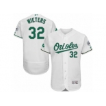 Men's Majestic Baltimore Orioles #32 Matt Wieters White Celtic Flexbase Authentic Collection MLB Jersey