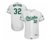 Men's Majestic Baltimore Orioles #32 Matt Wieters White Celtic Flexbase Authentic Collection MLB Jersey