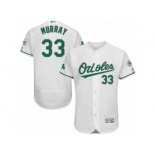 Men's Majestic Baltimore Orioles #33 Eddie Murray White Celtic Flexbase Authentic Collection MLB Jersey