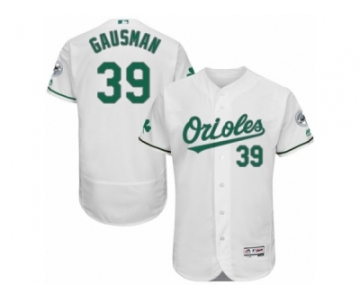 Men's Majestic Baltimore Orioles #39 Kevin Gausman White Celtic Flexbase Authentic Collection MLB Jersey