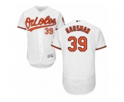 Men's Majestic Baltimore Orioles #39 Kevin Gausman White Flexbase Authentic Collection MLB Jersey